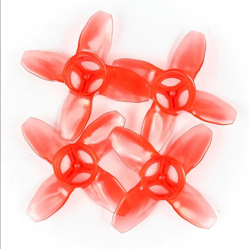 EMAX 2 Pairs Avan TH Turtlemode Propellers 4-Blade 40mm Props 2CW 2CCW Propellers for 08025 Brushless Motor Tinyhawk II, EZ Pilot Pro RC Quadcopter FPV Racing Drone