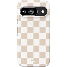 Compatible with Google Pixel 10/10 Pro Case, 2 in 1 Slim Heavy Duty Protection Hybrid Hard PC Soft Silicone Rugged Bumper Antiscratch Protective Case 6.3 inch (Checkerboard)