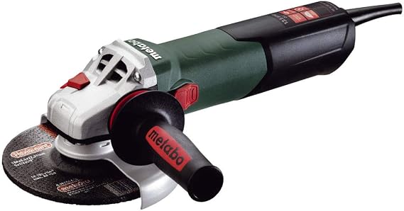 Metabo 6-inch Angle Grinder | 13.5 Amp | 9,600 RPM | Electronics | Lock-on Switch | WE 15-150 Quick | 13.5 Amp, 9,600 RPM, Electronics, Lock-on Switch, 120V