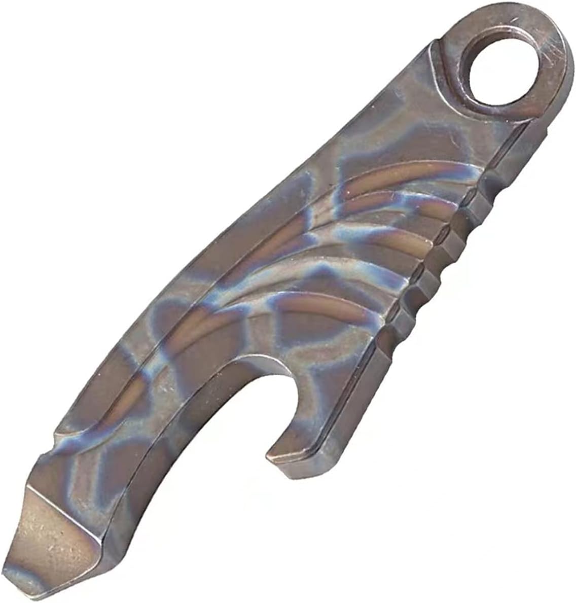 Hamans EDC Multi Tool Titanium Bar with Bottle Opener Driver Function Multi Color