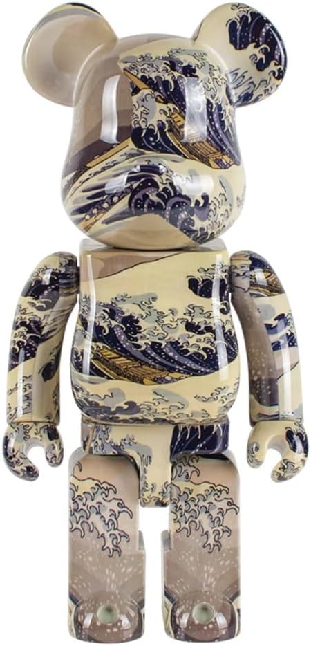 Bearbrick 400% Surf Violent Bear 28cm/11in Display Case Ornament Doll Model Gifts Toy
