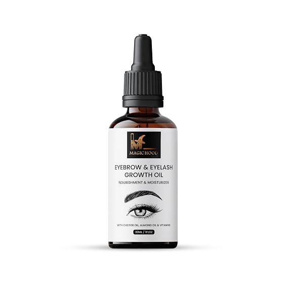 Eyebrow & Eyelash Growth Oil - A 30ml Nourishing and Moisturizing Solution for Lush, Healthy Brows and Lashes