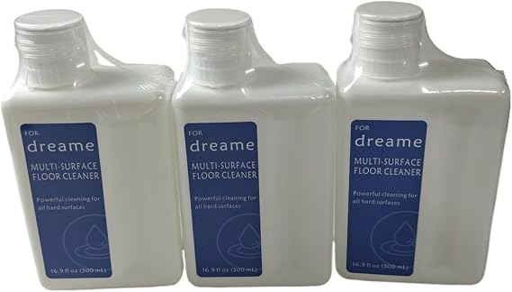 Compatible for Dreame M12/H12/L10 PlusVacuum Cleaner Special Floor Cleaning Fluid ,500ml(16.9 Fl Oz) Multi-Surface Cleaning Solutions(3pack)