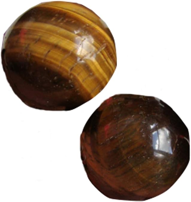 Gemquartz Ham7723 Tigers Eye 2 Spheres