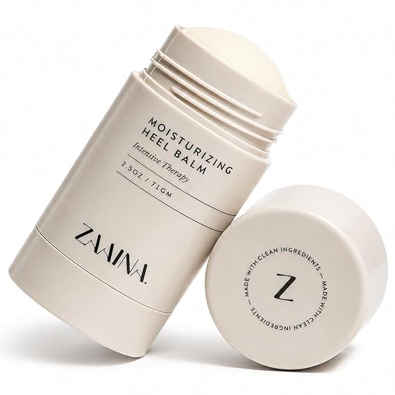 Heel Balm Stick for Dry Cracked Feet & Calluses Foot Repair Cream for Cracked Heels, Moisturizing Foot Balm with Shea Butter, Tea Tree & Peppermint Oil Softener for Feet, Elbows & Knees 2.5 oz