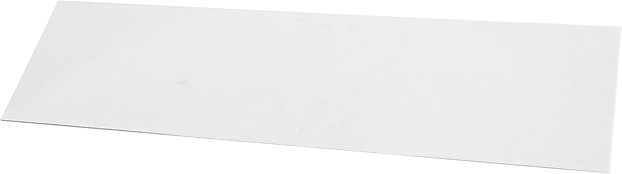 SSWBasics Tempered Glass Shelf - 14" W x 48" L x 3/16" - Durable Glass Panels - Sleek Glass Shelves for Home, Kitchen, Bathroom, Retail, Thrift, and Boutique Use