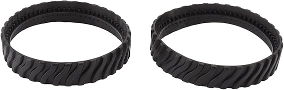 Syrisora 2Pcs Pool Cleaner Replacement Track, Rubber Tire Track for MX8 MX6 Robotic Pool Vacuum Cleaners,Pool Cleaner Accessory