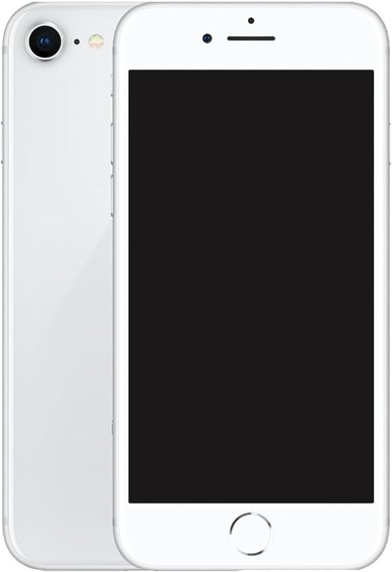 MockupArt Dummy Phone Mock Up Real Size iPhone 8 Silver Black Screen