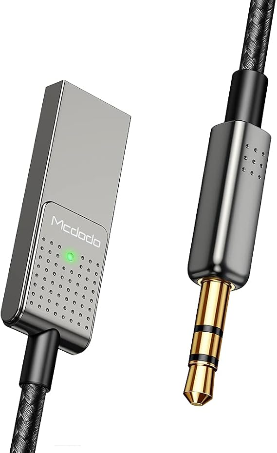 Mcdodo Bluetooth Car Receiver Aux, Grey