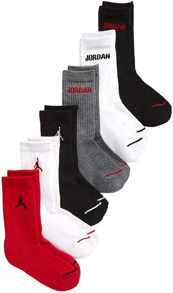 Jordan Baby Boy's Legend Crew 6-Pack Crew Socks