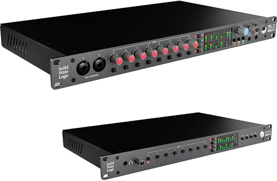Solid State Logic SSL 18 USB-C Audio/MIDI Interface Bundle with Solid State Logic ALPHA 8 AD/DA Converter/Expander and USB-C Audio Interface