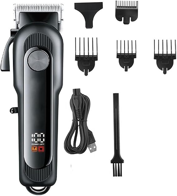 Pro Hair Clipper Cordless Men Trimmer Professional Beard Electric Rechargeable Cutter Machine Haircut Finishing Desiger