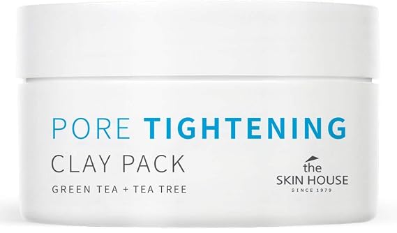 The Skin House Perfect Pore Tightening Clay Pack 100ml (3.38 fl.oz) Minimize Blackheads, Pore purifying clay mask for face, Deep clean pores, Remove excess oil, Pore minimizer, Korean Skin care