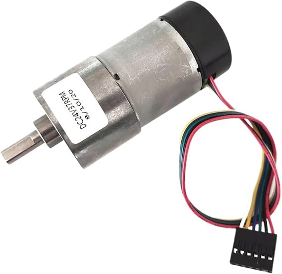 JGB37-3530GB DC Gearmotor with Encoding Board 24V High 12-1600rpm Mini Coding Device Motor Encoder(12V 800rpm)