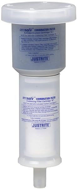 Justrite Aerosolv Replacement Combination Carbon Filter for 28202