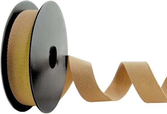 Trimz Cotton Blend Webbing – Beige – 30mm x 10m