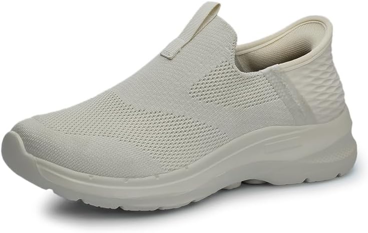 Unisex Mesh Slip-On Sneakers Lightweight Walking Shoes Flying Breathable Workout Sports Shoes Couple Non Slip Running Shoes Fashion Casual Socks Shoes