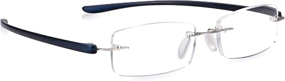Frame Free Reading Glasses, Non Prescription Eyeglasses & Reading Sunglasses, Lightweight Stylish Design