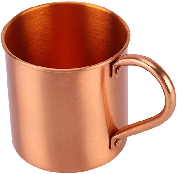 Classic Solid Copper Moscow Mule Mugs Pure Solid Copper No Lining Finish Copper Mug