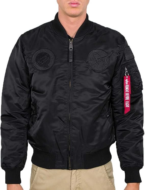 ALPHA INDUSTRIES Men's Ma-1 Vf Nasa Bomber Jacket for Men Bomber Jacket (pack of 1)