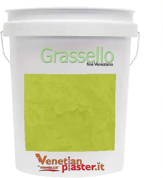 Grassello Authentic Venetian Plaster | Polished Plaster | Made in Italy from Lime & Marble | Gray-Green Colors (13) | Color: BM2027-20 Spring Moss