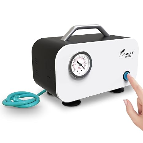 JOANLAB VP-10L Lab Vacuum Filtration Pump,10L/min Flow