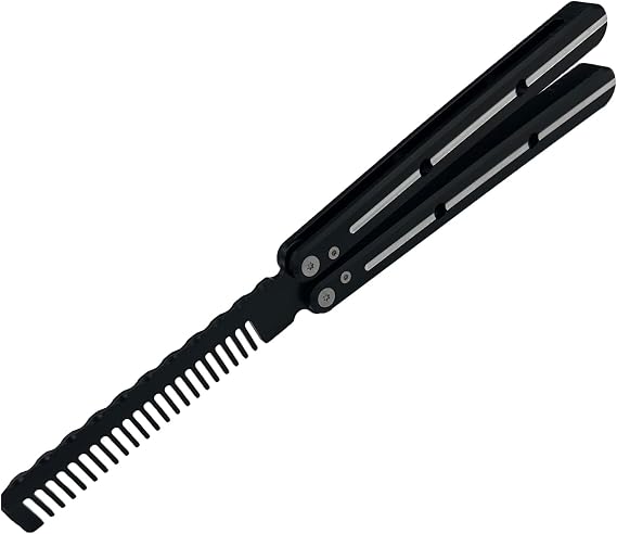 Stainless Steel Comb Practice Trainer for Beginner Unsharpened Blade Folding Tool Set