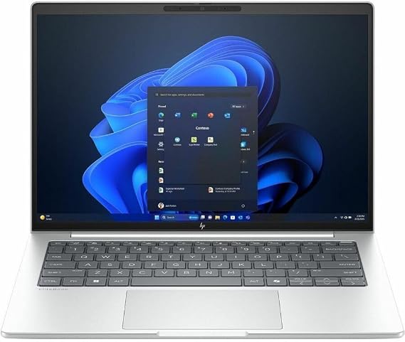 HP EliteBook 8 G1i 14" Notebook - WUXGA - 60 Hz - Intel Core Ultra 7 255U - 16 GB - 512 GB SSD - English Keyboard - Glacier Silver - Intel Chip - 1920 x 1200 - Windows 11 Pro - In-plane Switching (I