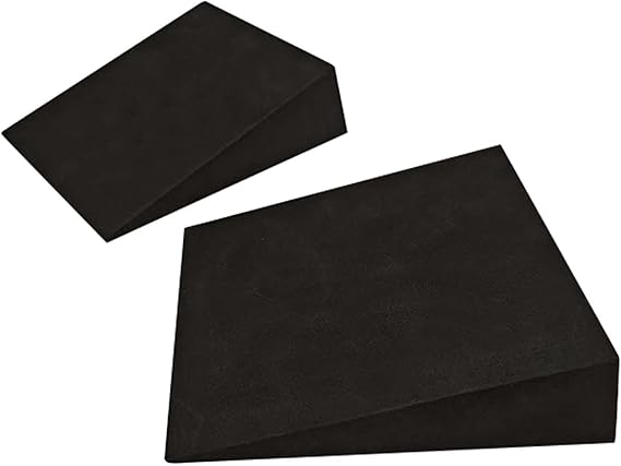 2 Pieces Yoga Brick EVA Squat Wedge Block Calf Foot Incline Board Lightweight Comfort Texture Suitable for Office Studio