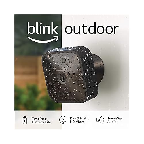 Blink Outdoor (3rd Gen) - wireless, weather-resistant HD security camera, two-year battery life, motion detection, set up in minutes 3 camera system