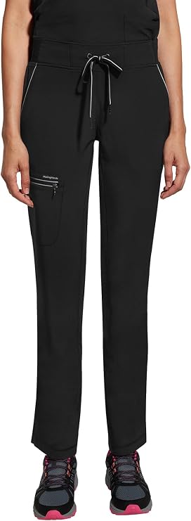 Healing Hands Women Scrub Pants 360 Stretch with Rib Knit Waistband