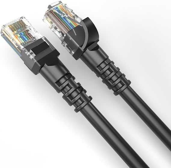 DERKAB 30 Metre CAT6 Network-Ağ-Ethernet Kablosu Siyah