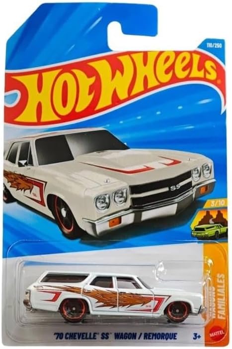 Hot Wheels Tekli Arabalar 70 CHEVELLE SS WAGON/REMORQUE (KISA KART) JJJ70