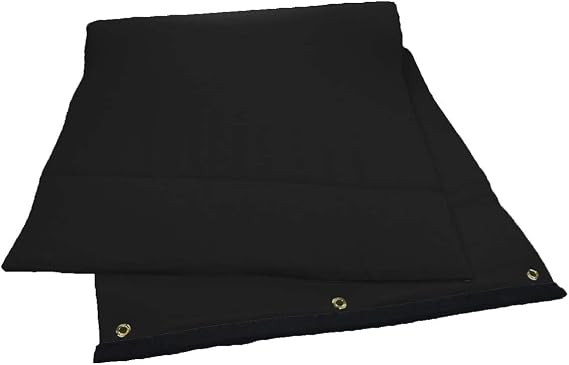 Audimute isole Sound Barrier and Absorption Sheet | MLV Sound Blocker - Block Noise | Soundproofing Sheet - Blanket Alternative - Reduce Noise - Acoustic Foam Replacement | (Black)