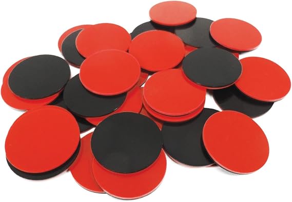 EAI Education Two-Color Counters - Red/Black - Set of 200