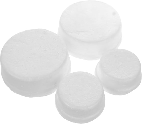 4Pcs Round Foam Cake Models Set DIY Cake Modeling Kit for Crafting and Decorating Fake Wedding Cake Dummies for Arts and Baking Displays