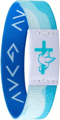 Bible Verse Bracelets With NFC，Christian Daily Bible Verse Bracelet for Women Men Teens，Wearable Scan God Scripture Bracelets Wristbands Religious Halloween Christmas Gifts