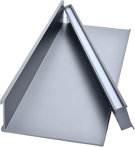 LED Floating Shelves Wall Mounted Light-Emitting Shelves, Hanging Display Rack Wall Shelf for Livingroom Kitchen Office(Silver,80x23x6cm)