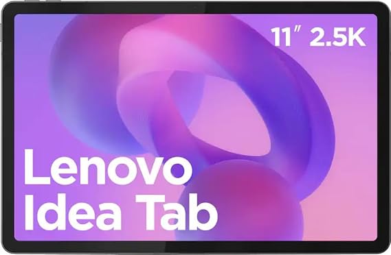 Lenovo Idea Tab 11" 2025 | 128GB, WiFi | 11" 90Hz 2.5K IPS Display, Android 15 Tablet, Quad Speakers, Dimensity 6300, US Model | 20W Fast Charge Cube Bundle, Luna Grey
