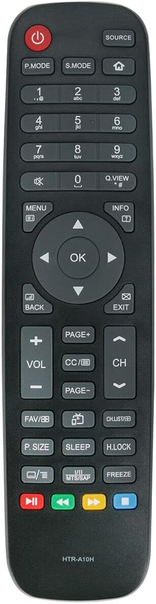 HTR-A10H HTRA10H Remote Control for Haier TV