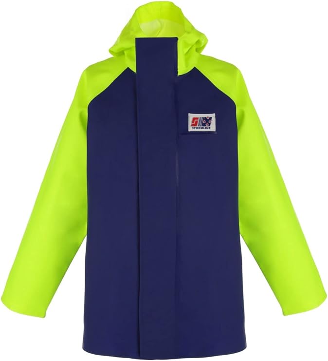 Stormline Crew 255 Heavy Duty PVC Commercial Fishing Jacket 650gsm