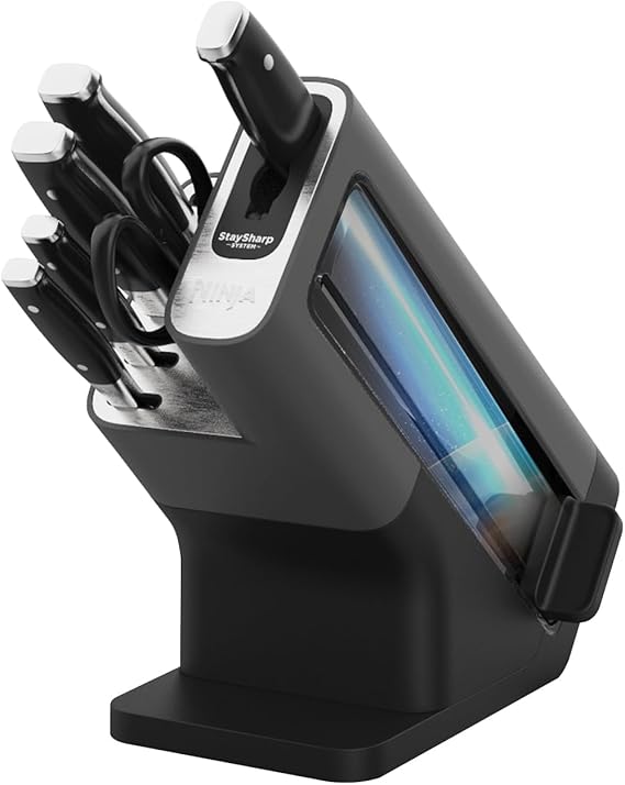 Ninja Foodi StaySharp Knife Block, K32006UK - Sharp 6-Piece Knife Set Chef