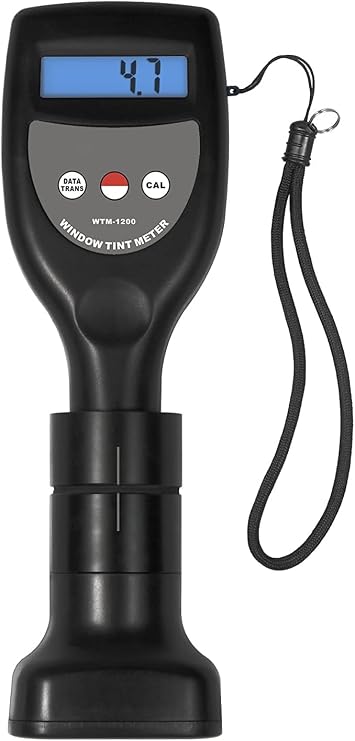 Window Tint Meter Sample Thickness 18mm / 0.7inch 0.0%-100% Resolution 0.1% with Light Emitter WTM-1200
