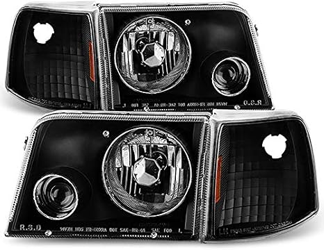 AKKON - For 1993-1997 Ford Ranger Pickup Truck Headlights & Corner Lights