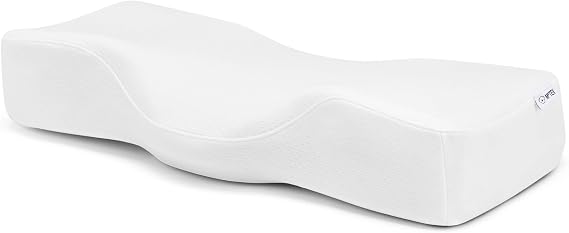 Motex Height Adjustable Memory Foam Pillows for Sleeping Neck Supporting Ergonomic Pillows with Washable Modal Fabric Cover, White, XS-S Size Motion N (1pc)