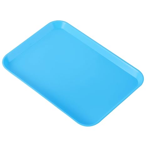 JMU Blue Dental Procedure Trays Autoclavable Size B 13.25" X 9.75"