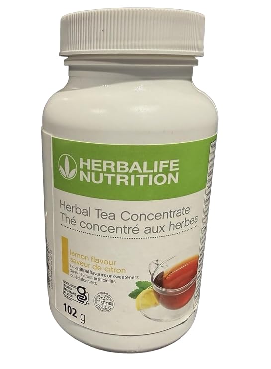 Herbalife Herbal Tea Concentrate: Lemon 3.6 OZ (102g) Gluten Free, Naturally Flavored, No Artificial Sweetener