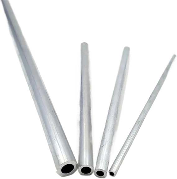 Aluminum Tubes Aluminium Pipe 2mm Thickness 6-70mm OD Straight 300mm 500mm Long Round 6063 Aluminum Alloy Tube For Home Diy Craft Model(300mm,OD 8 x ID 4mm)