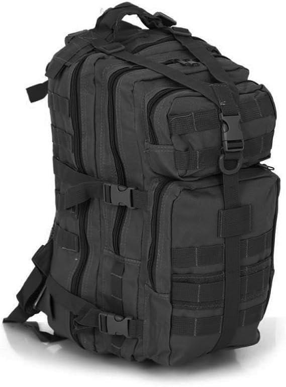 Single Sword 25 L Taktik Outdoor Seyahat & Dağcı Çantası, Siyah