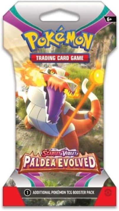Pokemon Scarlet & Violet Paldea Evolved Sleeved Booster | Skeledirge